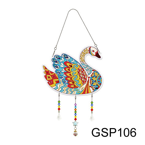 Diamante pintura Amazon transfronteriza DIY adornos de Navidad marca llena de diamantes 5d cristal mariposa diamante pintura viento carillones Decoración