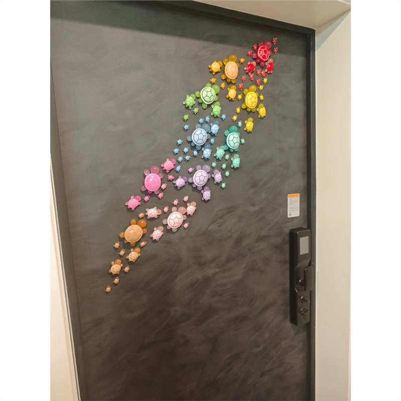 乌龟对对碰盲袋玩具夜光小乌龟入户门上装饰改造桌面卡通迷你摆件