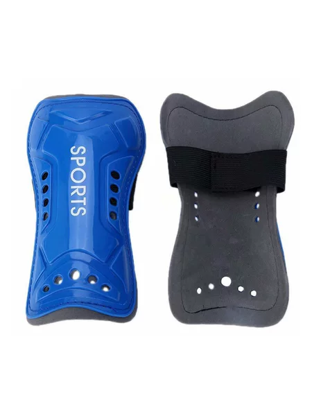Adult outdoor sports leg guard football match with hole breathable child protective strap leg guard lower leg guard