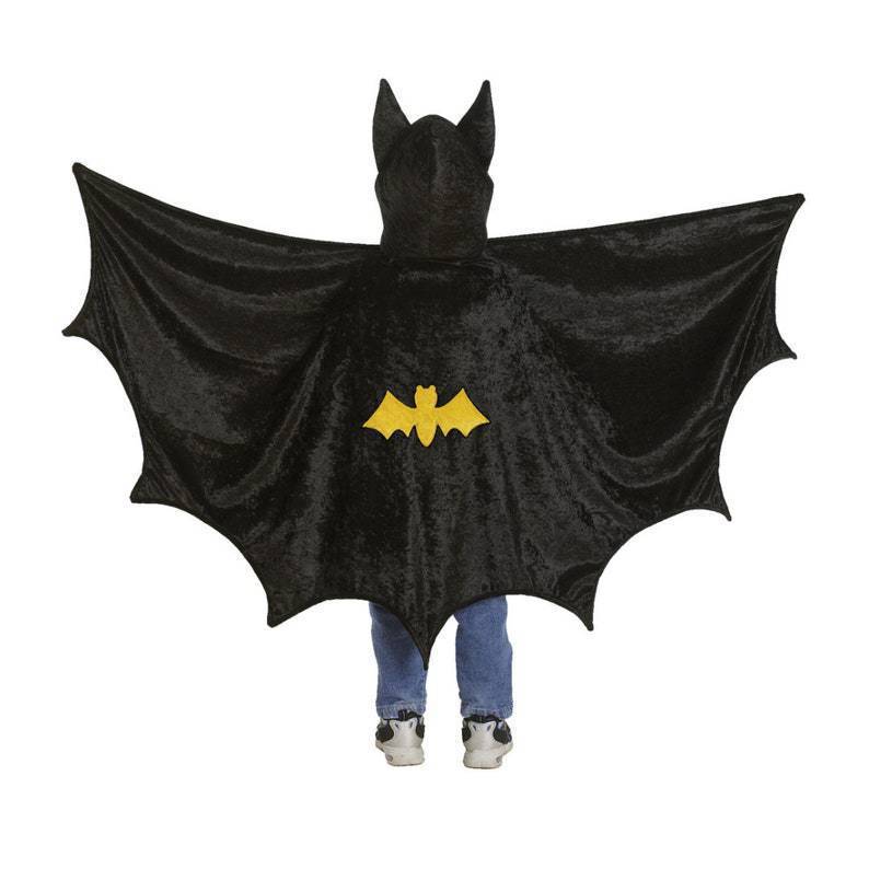 コスプレパフォーマンス衣装ハロウィンコスチューム子供用コウモリマントマントスーパーヒーローバットマン|undefined