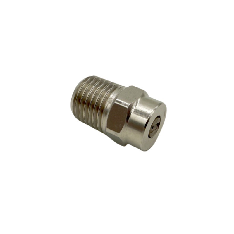 Boquilla de limpieza de alta presión para limpieza de carro sanitario accesorios de barredora de suelo 2 cables externos 1 / 4 hilos de acero inoxidable hexágono image 6