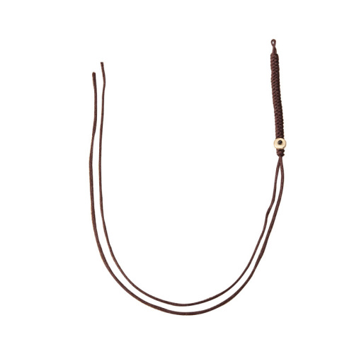 Wholesale diamond knot keychain braided rope flat knot keychain pendant semi-finished product No. 72 jade wire handmade hanging jewelry