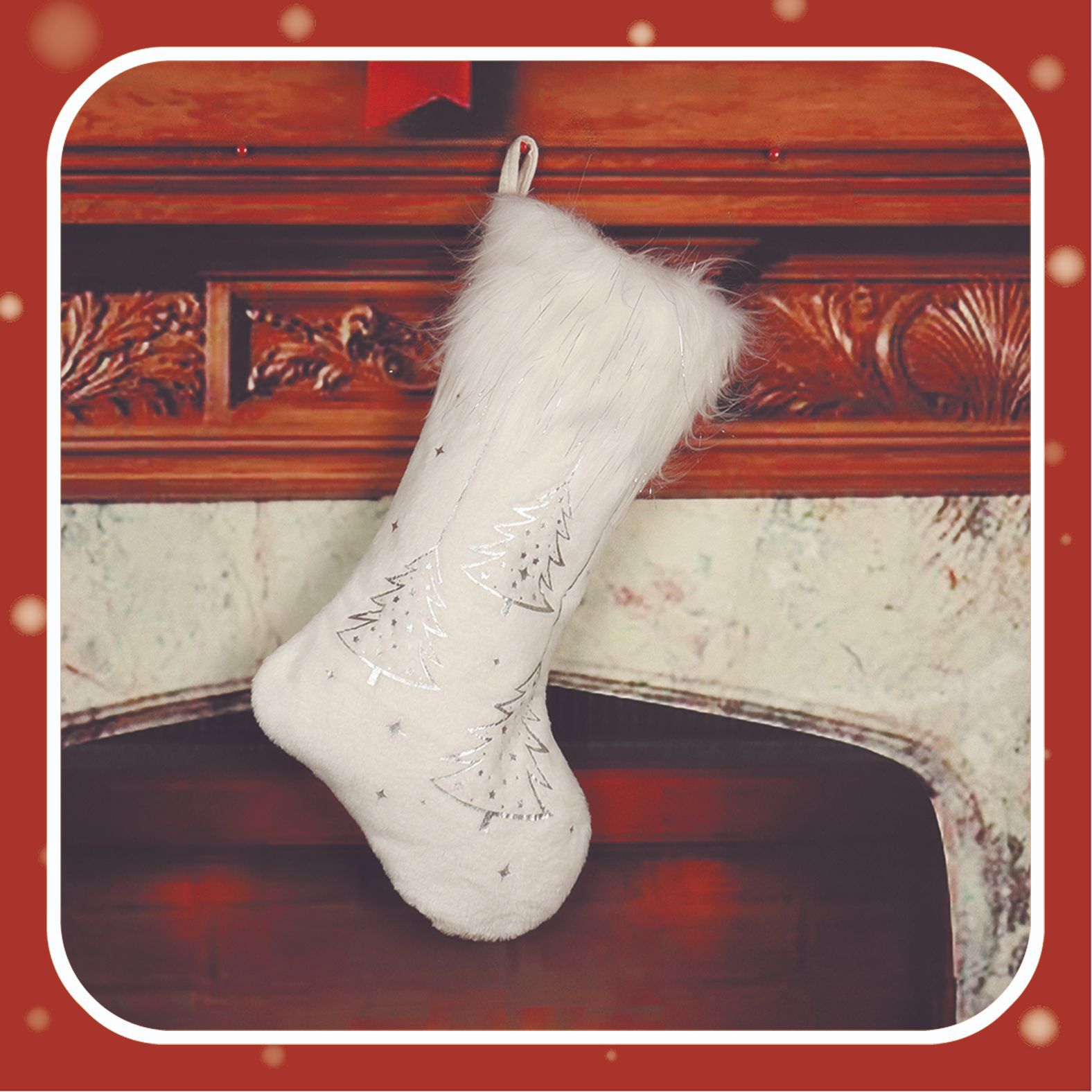 200g Weight Christmas socks Event & Party Supplies 1 Piece Quantity Party, Festival Occasion Christmas Festival Sock Pattern Pastoral, Classic Style Style Christmas Pastoral Classic Style Sock Party Festival Christmas Socks 5