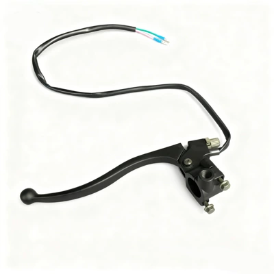 Cqr300 Jialing Caiwei Off-Road Motorcycle Handle Cover - black-clutch-handle-with-cord