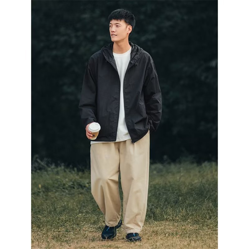 2025 New jacket for casual handsome men's clothing, Korean version spring and jackets, trendy brand autumn jackets_voghion.com