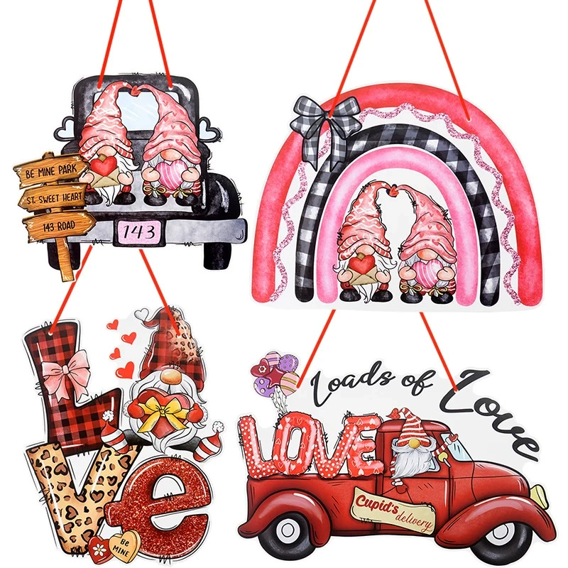 Amazon украшения на День Святого Валентина безликая карликовая кукла любовь кулон свадебное украшение двери дома подарок на День Святого Валентина