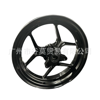 Modified 10-Inch 2.15 Aluminum Alloy Rims with 7.0 Hole Spacing for Niu Ninebot, Little Turtle, and Ghost Fire Off-Road Motorcycles (Motorcycle wheel hub) - devil-wheels-black