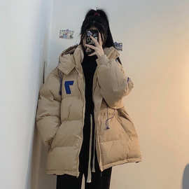 情侣棉衣女冬小个子加厚面包服2025新款轻薄派克服学生宽松棉服