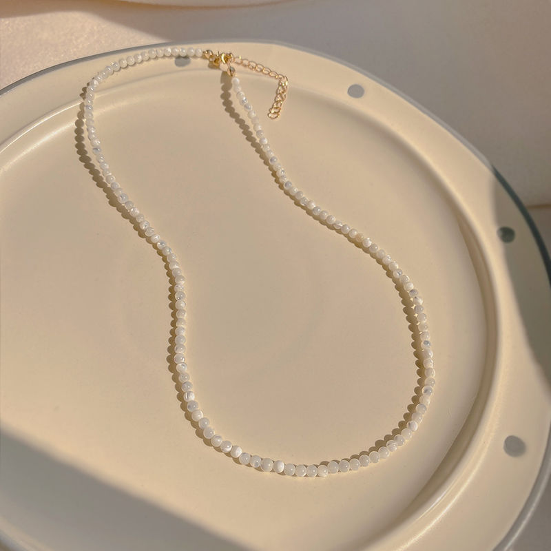 Millet Pearl Necklace Women's High-end Clavicle Chain Design Sense Light Luxury Elegant 2023 New Fashion Hot Style Necklace Chain Millet Pearl Necklace Women's High-end Clavicle Chain Design Sense Light Luxury Elegant 2023 New Fashion Hot Style Necklace Chain