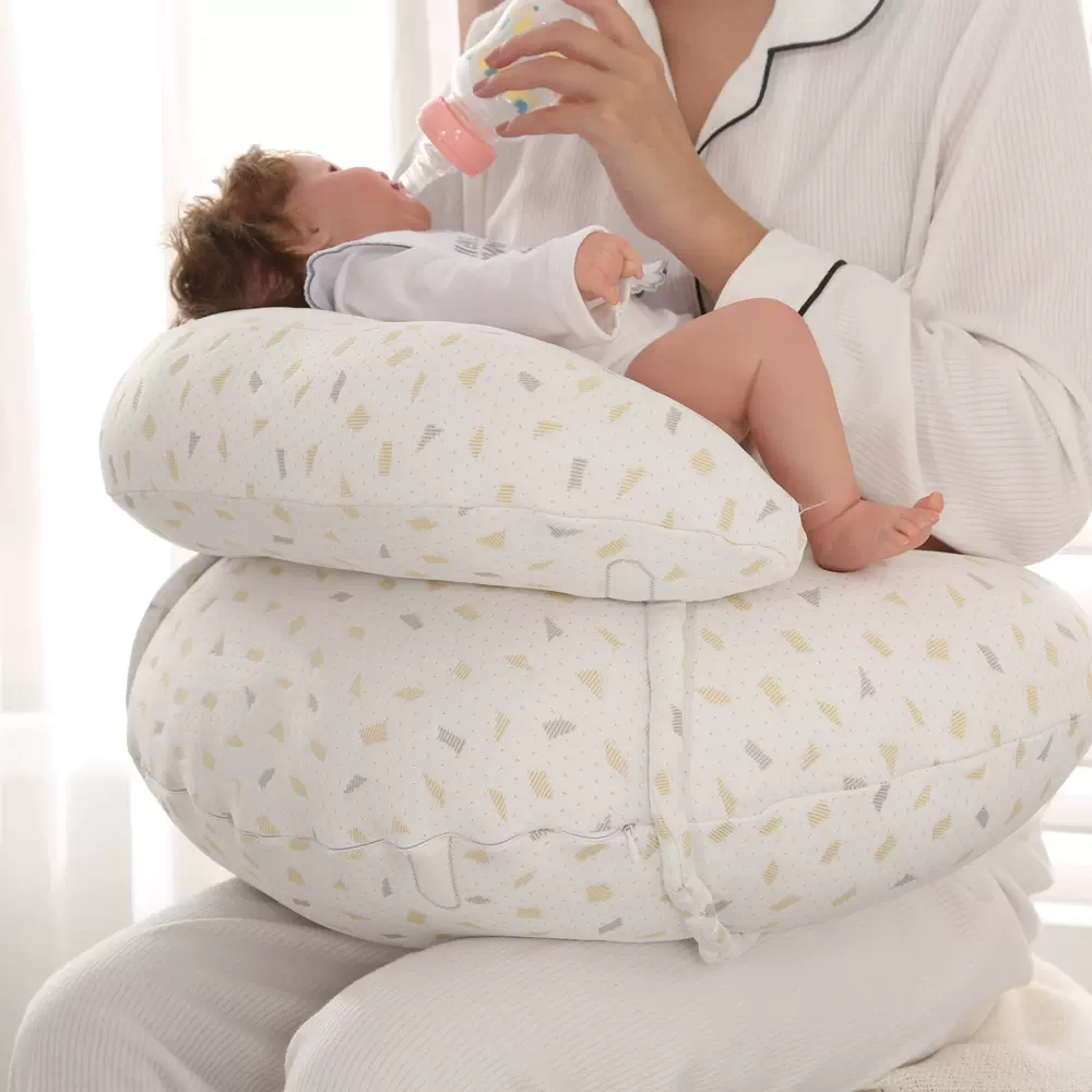热销款二合一多功能哺乳枕 空气层婴儿保护填充枕 孕妇喂奶辅助枕