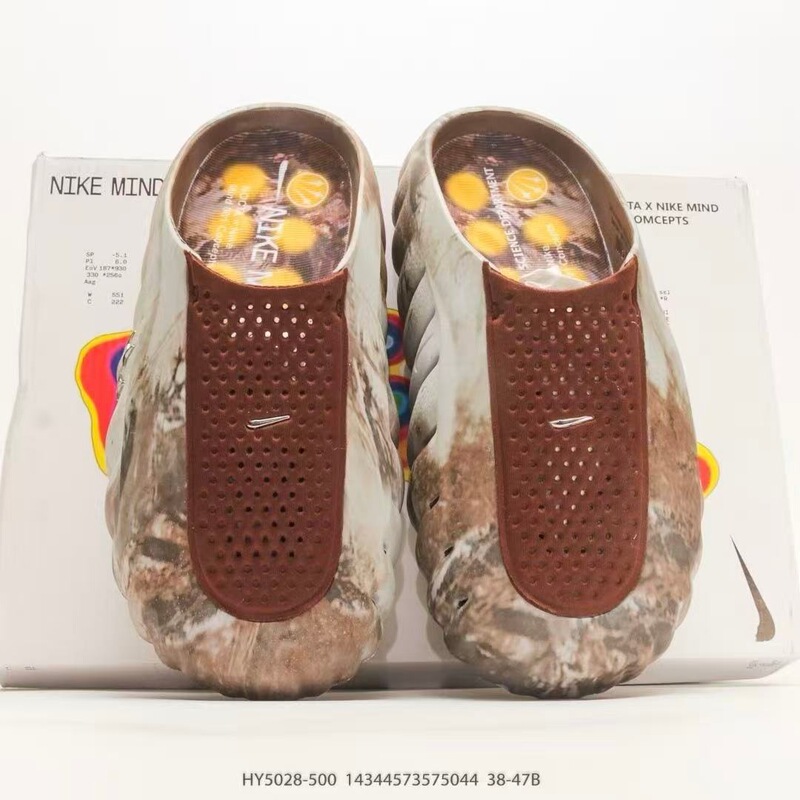 Direct sales from cross-border factories in Putian: Pure original Nk Mind 001 26 summer acupressure plate height-increasing unisex closed-toe slippers