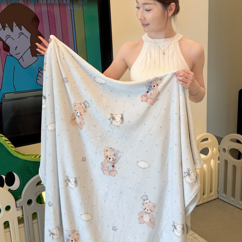 Yunduo Little Cute Bear [Double-sided milk velvet, soft and delicate]