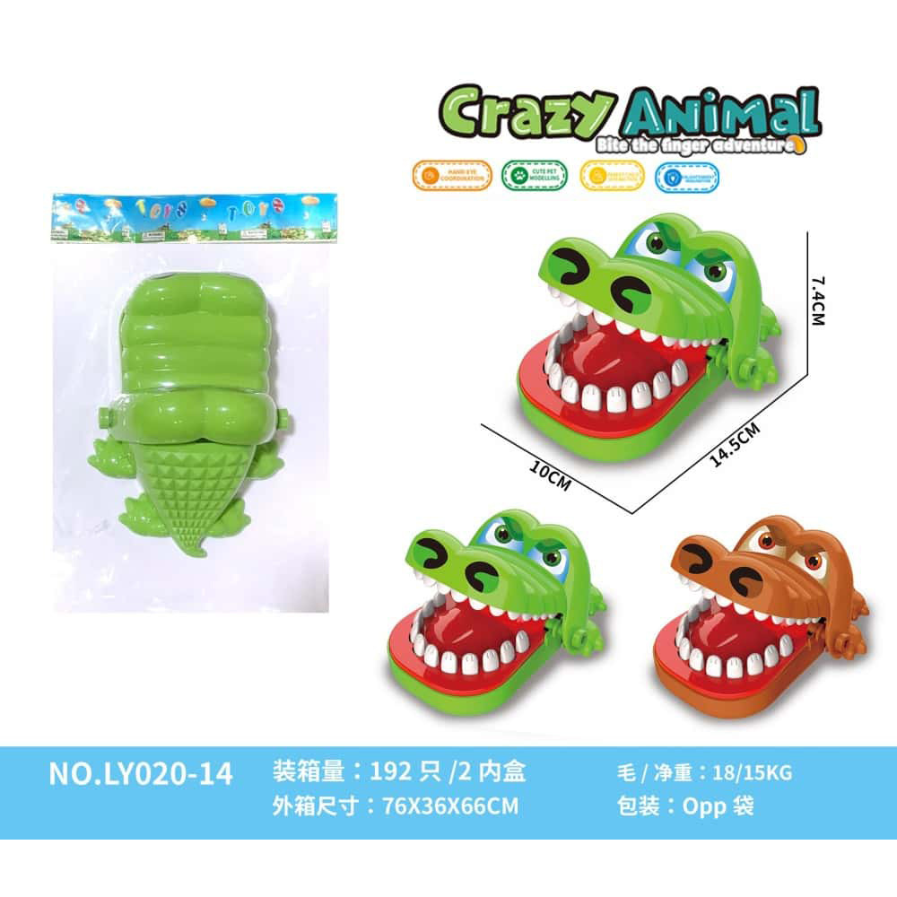Dedo de mordida cocodrilo pulsando dientes extraer dientes mordida persona desprimir artefacto mágico mordida mano dispositivo de reducción de presión de hechizo juego de mesa para niños