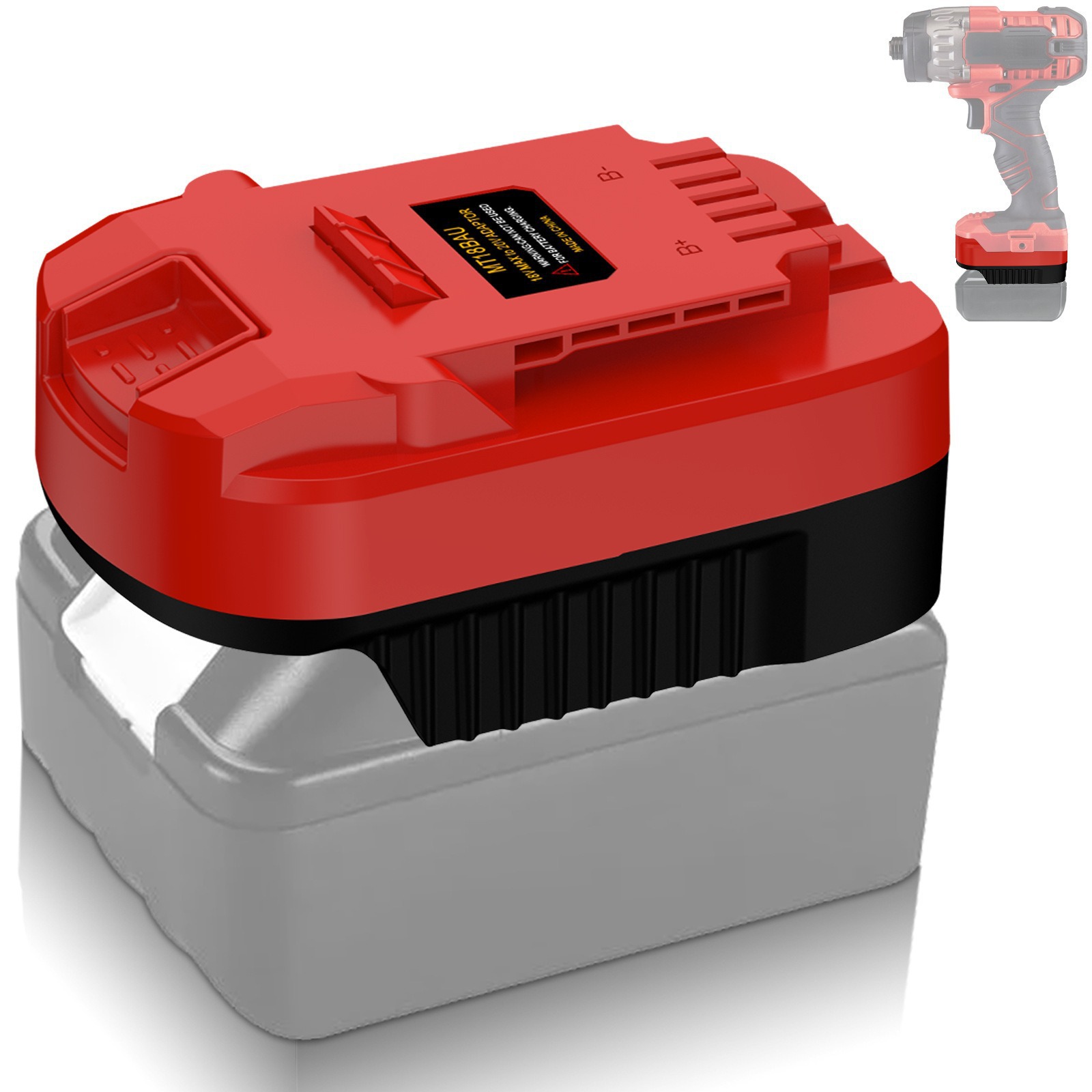 Adaptador de batería de cabello directo del fabricante es compatible con Dewei Mutian MiWatch 100 convertidores de baterías rotativas mutuas image 78