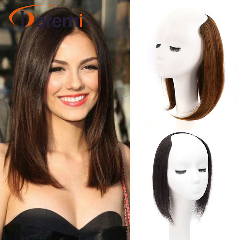 Women's Wig Replacement Hair Block U-Shaped Wig Piece One Piece 4 Card More Strong and Traceless Replacement Hair Naturally Increase Hair