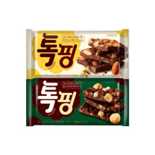 韩国进口排块零食品ORION/好丽友扁桃仁榛子巧克力坚果麦片巧克力