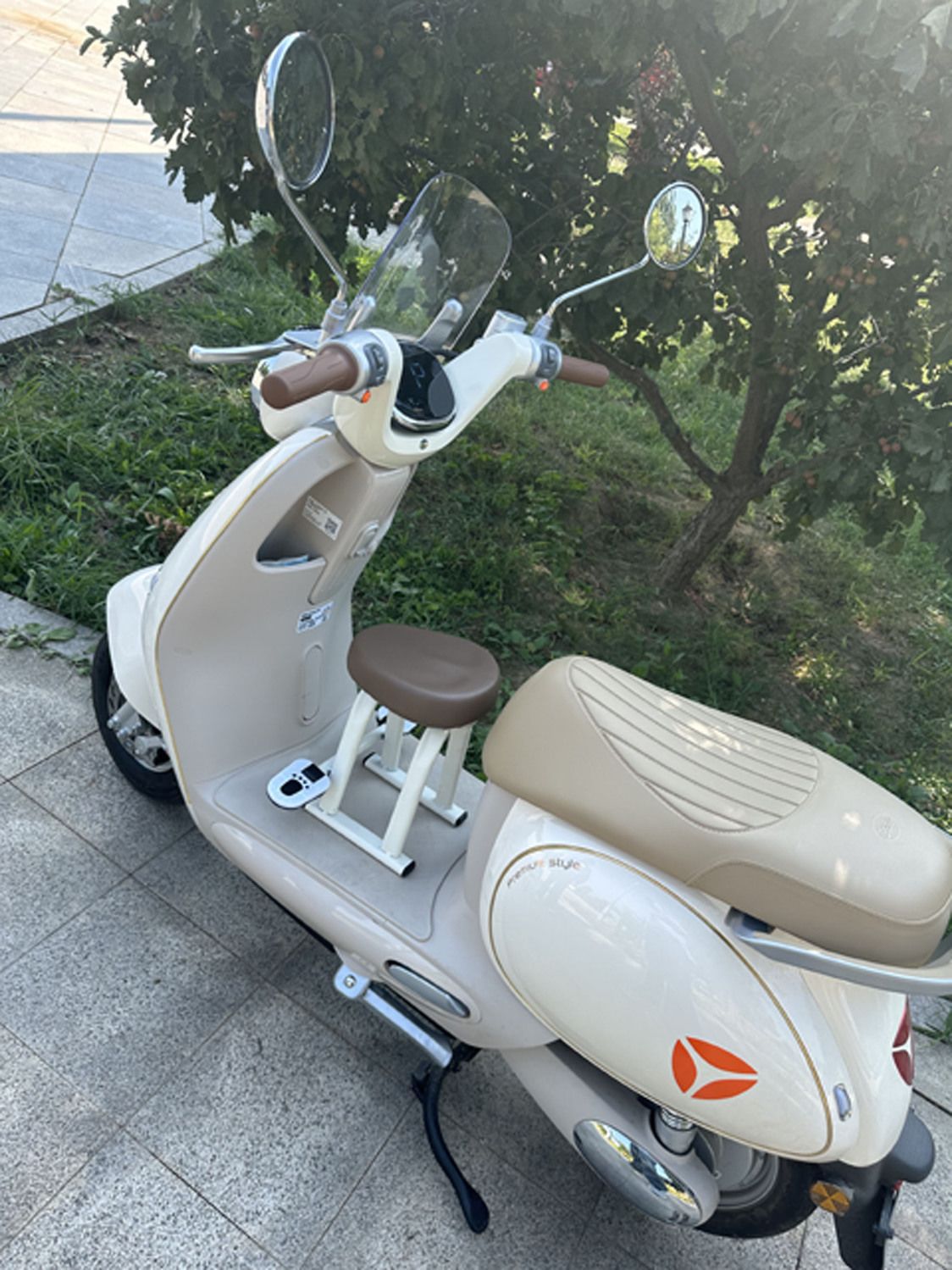 Electric Vehicle Child Seat, Electric Motorcycle Small Stool Seat, Foldable Footrest Seat, Detachable Fence Seat, Hot-Selling