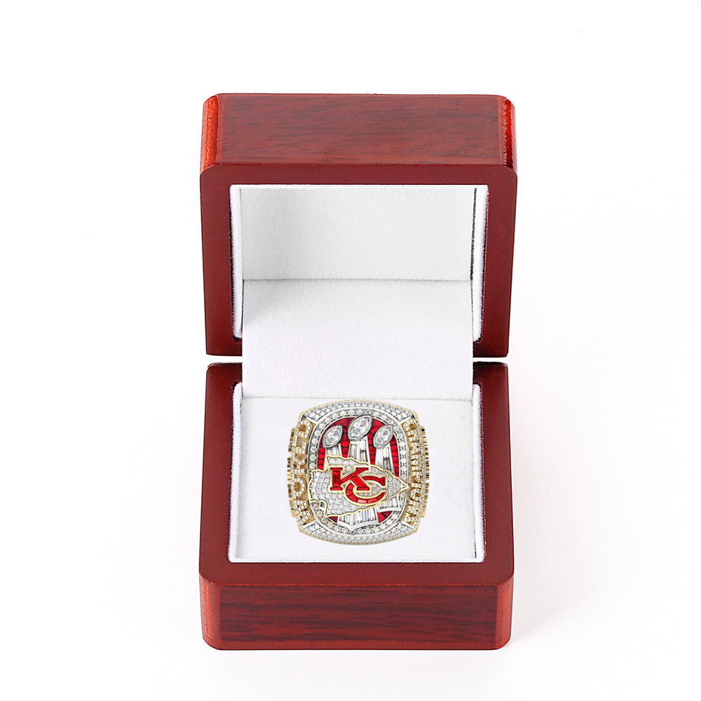 Rings Classification New Official - NFL 57 Th Super Bowl Kansas Chiefs Championship Ring