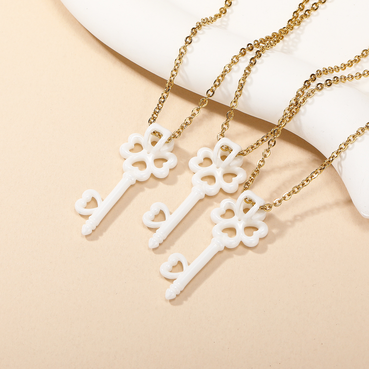 (Cross-border trading), (Wholesale), fashionable trend brand necklace for keys, pendant, European style, high-quality style