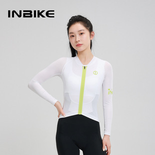 INBIKE Cycling Clothing Women's Spring and Summer 2025 New Thin Long Sleeve Professional Bicycle Road Bike Top Funny