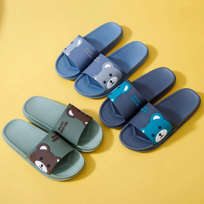 Летние мужские тапочки выходят надеть домашний нескользящий дезодорант для ванной комнаты Ванна спальня супер мягкое дно прочные Тапочки