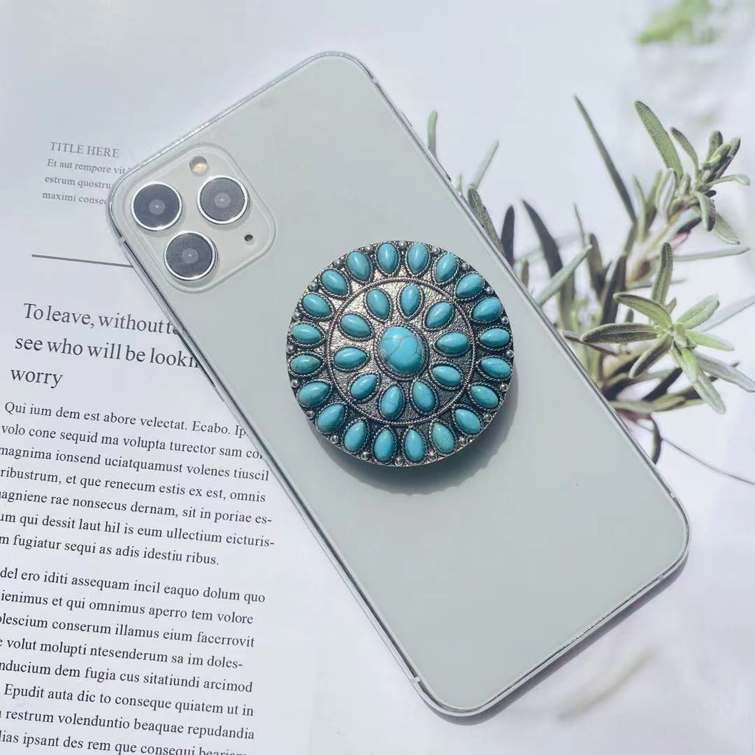 25g Weight Airbag Bracket Classification Stone Material Geometric Pattern Retro Style Geometric Stone Retro Airbag Bracket 9