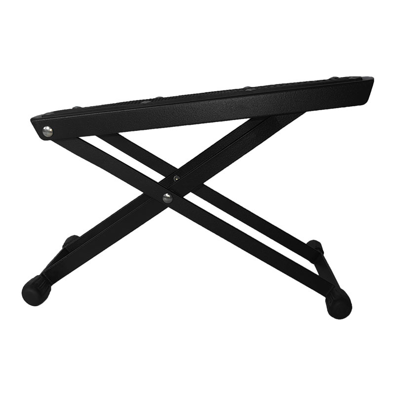 Reposapiés para guitarra al por mayor del fabricante, pedal antideslizante ajustable de seis velocidades, reposapiés universal para instrumentos musicales.