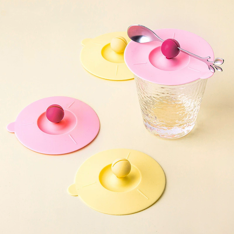 Silicone dustproof glass cover, big spoon sealed