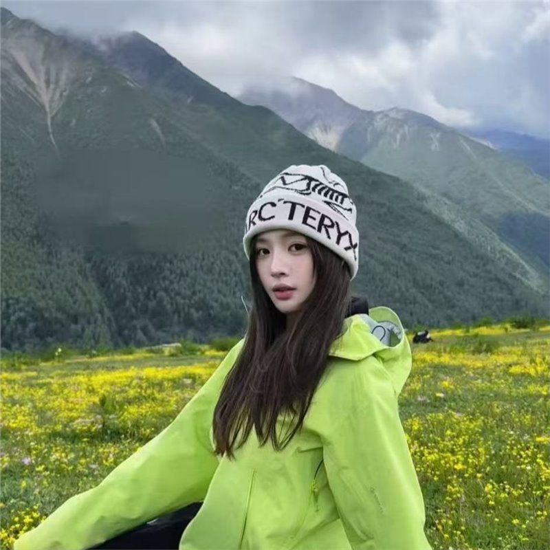 Travel winter knitted woolen keep warm ski trend hat outside…