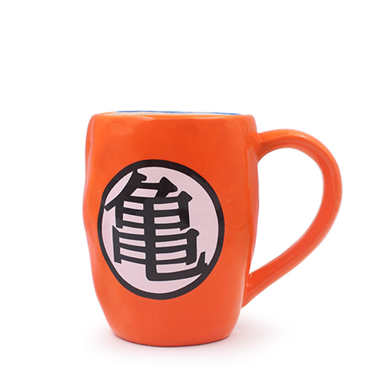 Cerámica siete tazas de bolas de dragón, dibujos animados creativos de Sun Wukong, tazas de dragón de cuatro estrellas, exportaciones transfronterizas