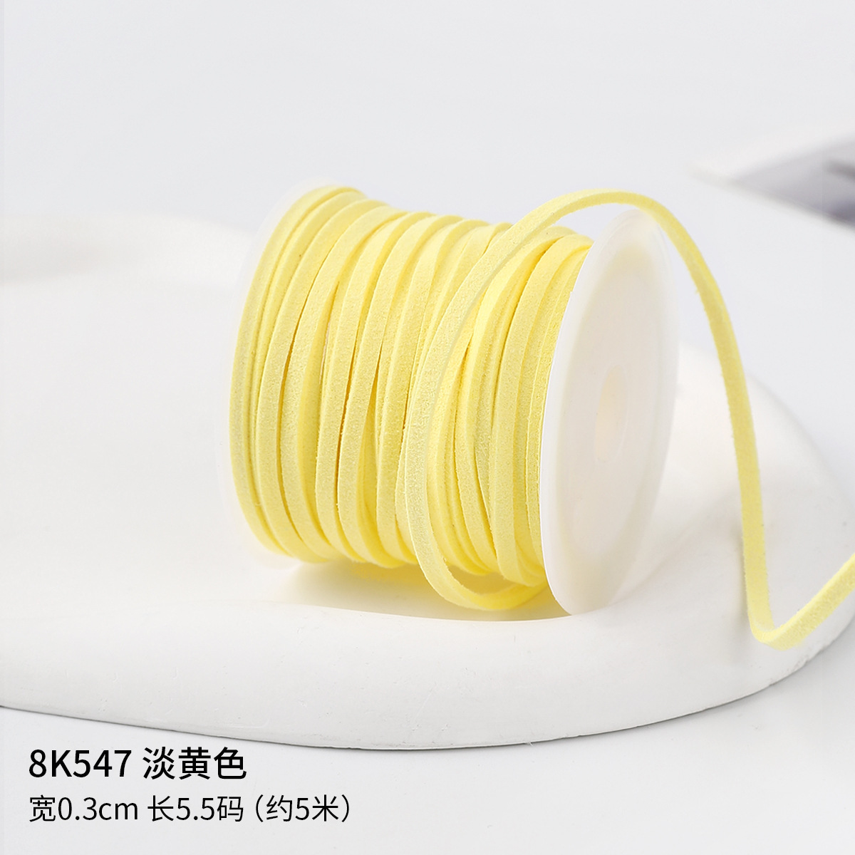 0.3cm cuerda de piel de ciervo gran rollo de cuerdas de lona de seda cinta de regalo caja de regalo embalaje de cinta de colores hecha a mano cuerda de tracción