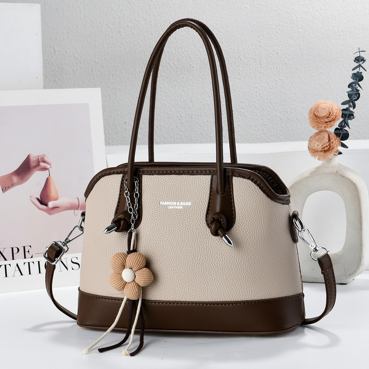 Colgante de muñecas de color, bolso de mano, bolso de hombro diario, bolso de moda, bolso de mano