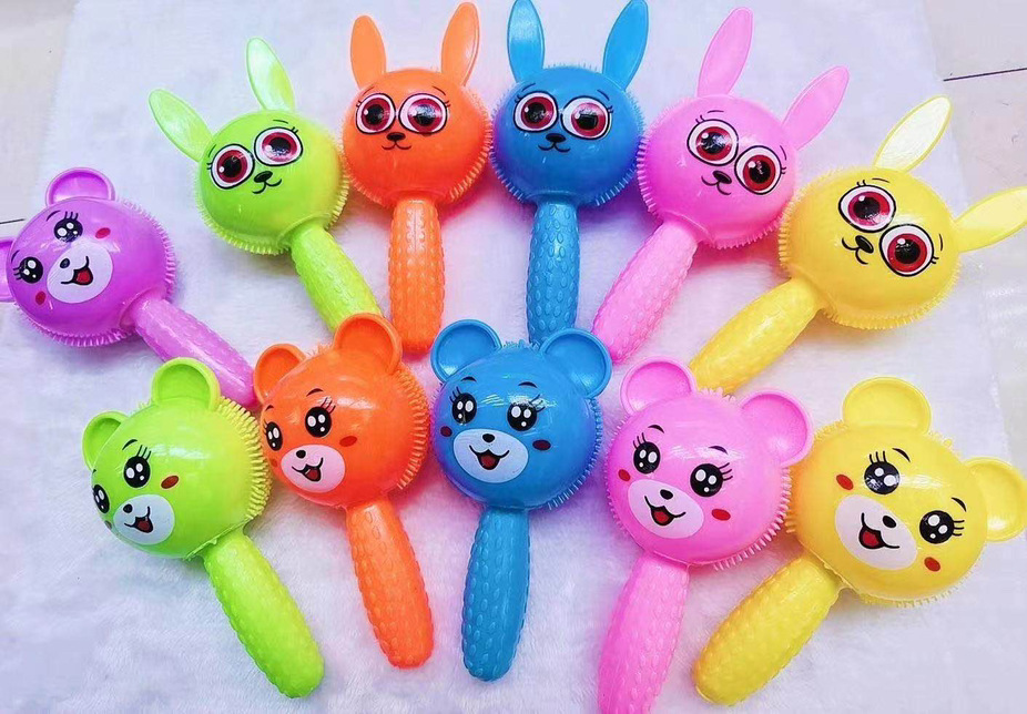 빛나는 전화 손잡이 토끼