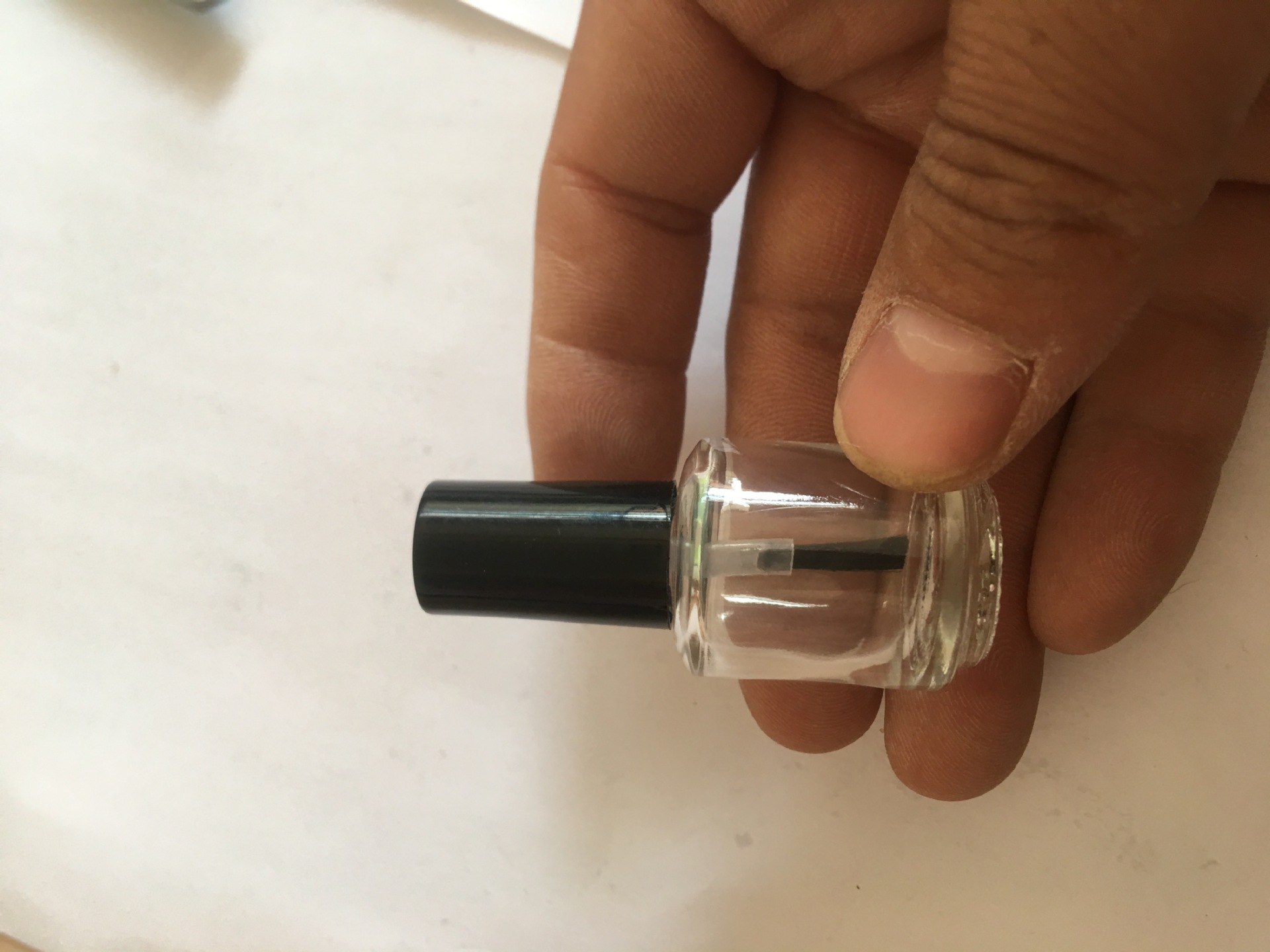 Botellas Vidrio para Esmalte 5–15 ml — Con Brocha (Transparente)
