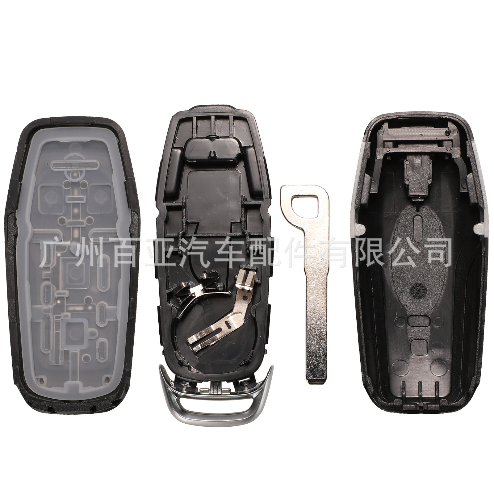 Suitable for Ford 3-key 4-key Mondeo Raptor Sharp Smart Card Remote Control Car Key Shell Replacement Shell
