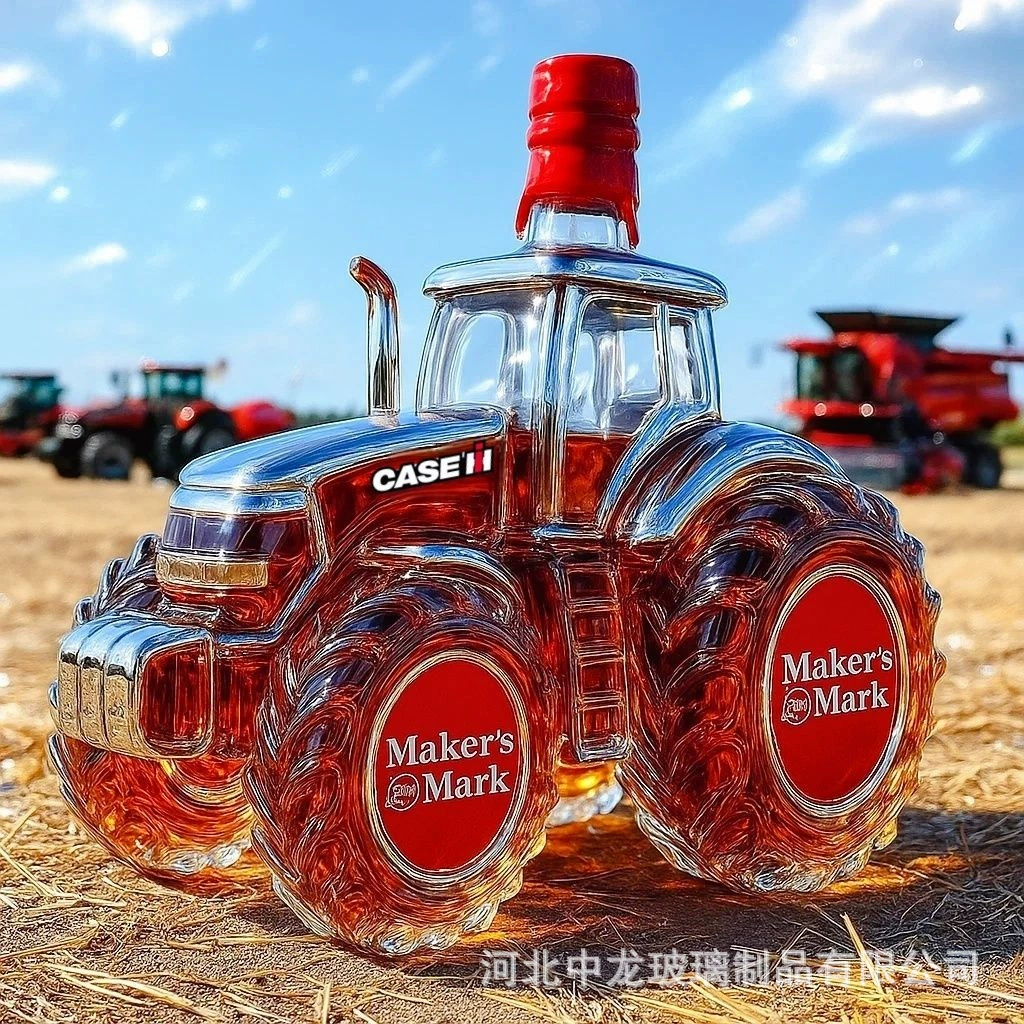 Кросс-бордерная новая бутылка для виски Semi TruckBottle John Deere Tractor