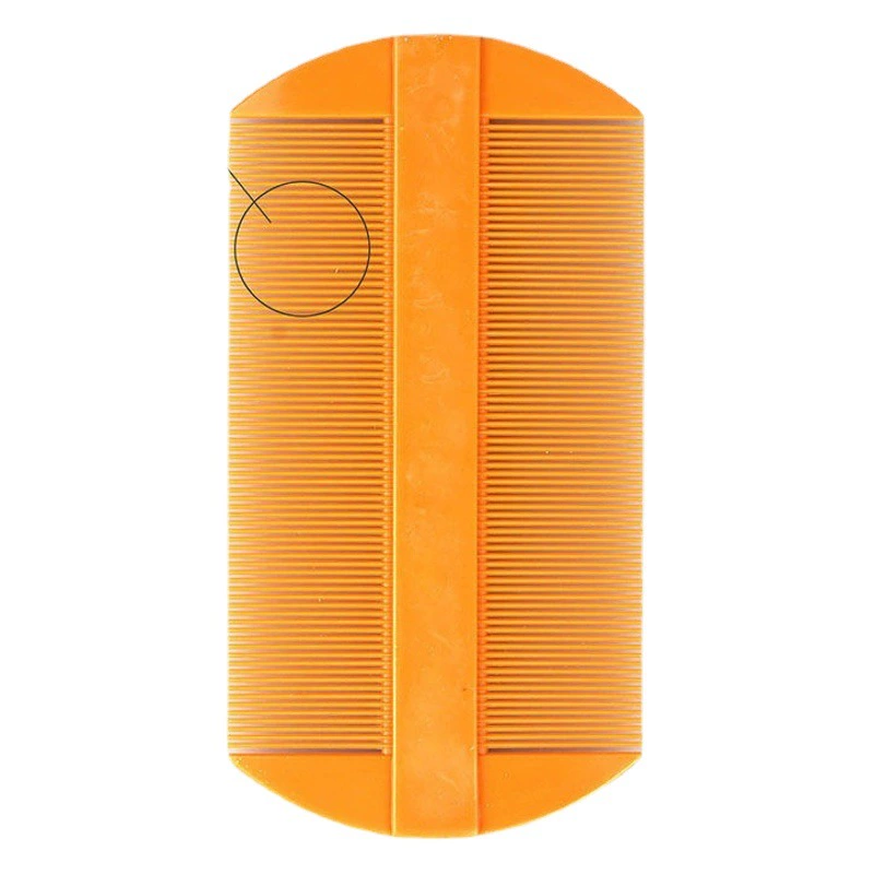 Небольшого размера решетка сверхплотная с мелкими зубьями утолщенная расческа для очистки кожи головы от соскабливания вшей, чем пластиковая Двусторонняя расческа