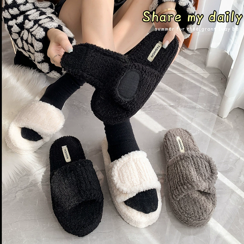 Мао тапочки женщины могут носить липучки плюс размер дома теплый Луна ягненка шерсть хлопок тапочки взрыв внешней торговли оптом