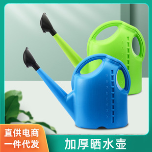 Garden plastic sprinkler large capacity thickened long mouth spray flower watering pot planting vegetables removable shower blow molding kettle