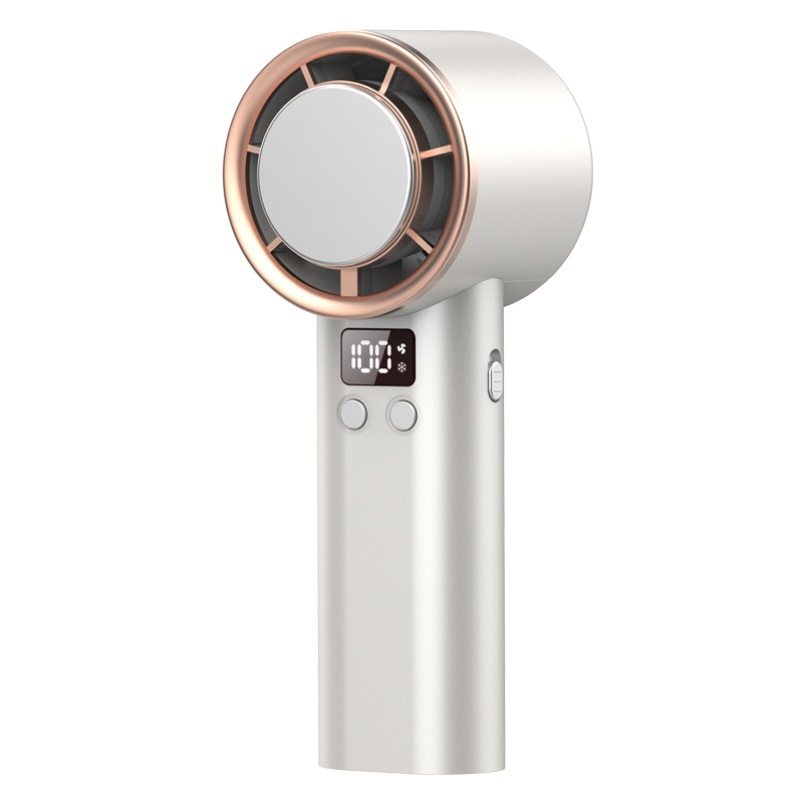 Ventilador de mano transfronterizo portátil para viajes al aire libre modelo de carga USB refrigeración gran ventilador eléctrico de mano de viento