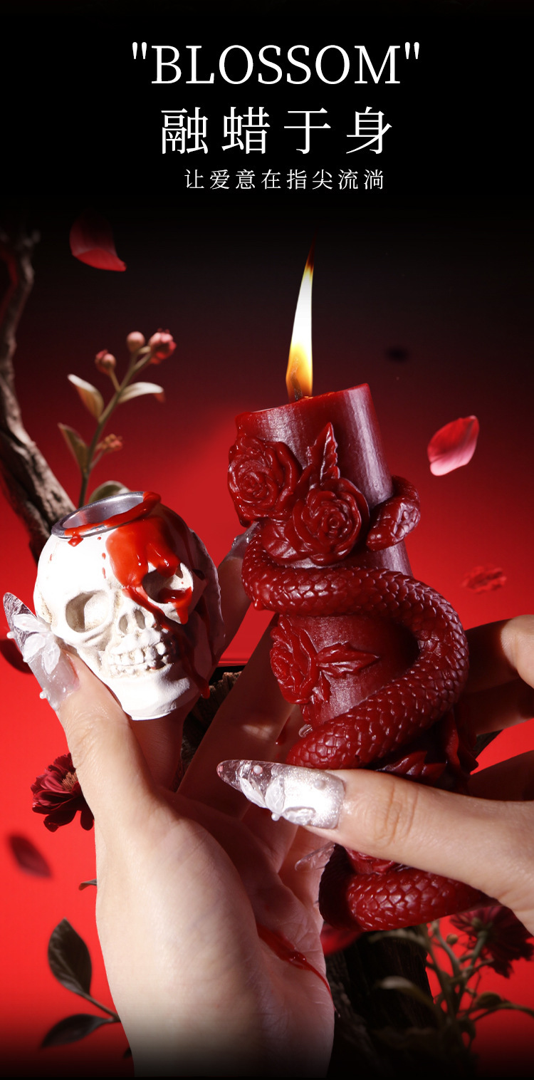 Jiuai Low-Temperature Drip Candle Red Soy Wax Sensory Play Candle for Couples — detail image 18