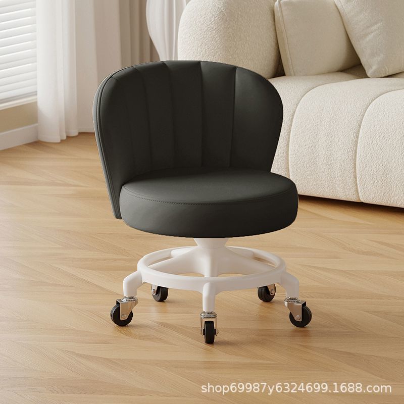 Rueda universal anti-rollback pequeña polea taburete baja silla respaldada para el hogar con un niño banco redondo rueda de correa rueda silenciosa