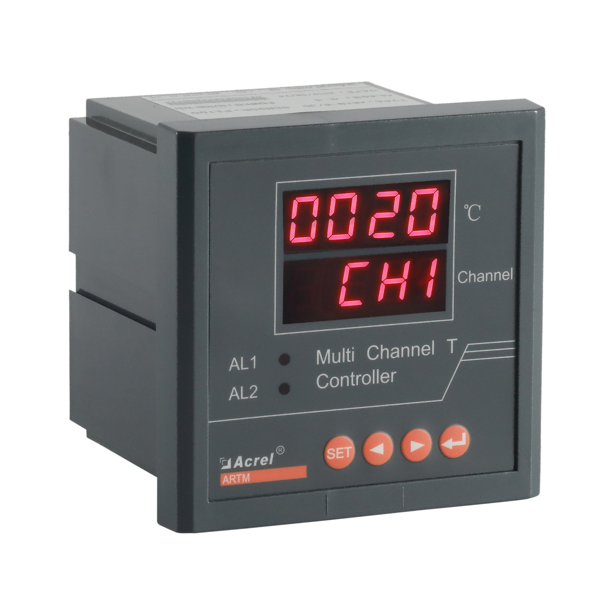Ankerui ARTM-8 インテリジェント温度検査計器 8 チャンネル PT100 温度測定制御 485 通信付き