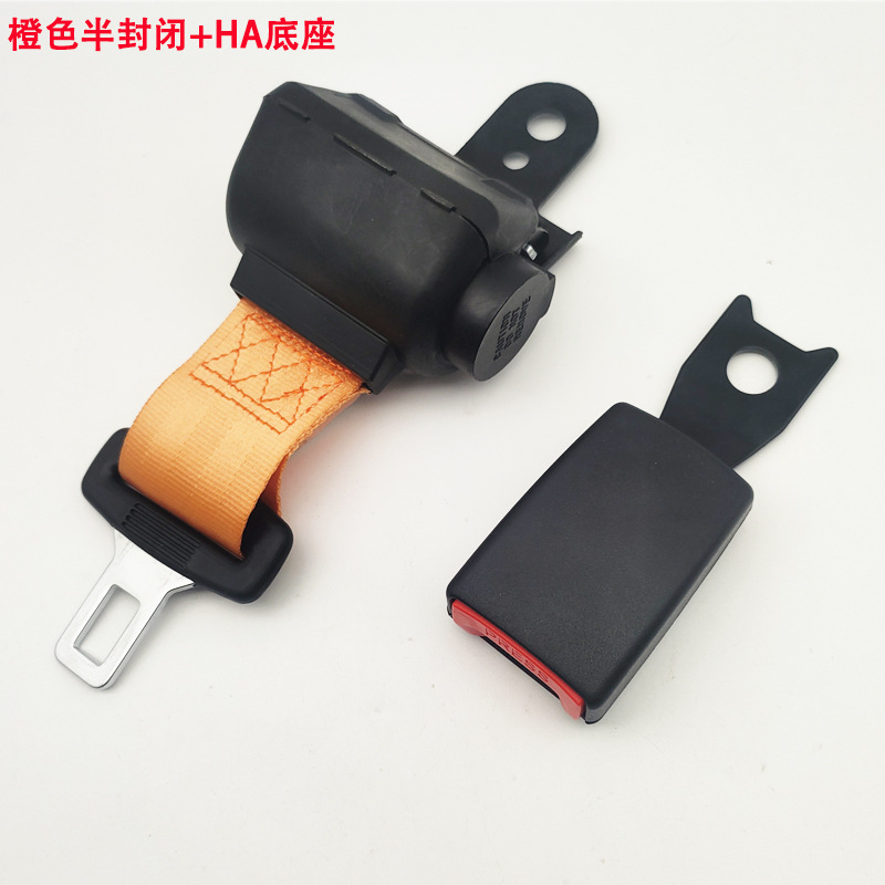 Automatic Retractable Two-Point Safety Belt with Self-Locking Function for Buses, Forklifts, and Golf Carts