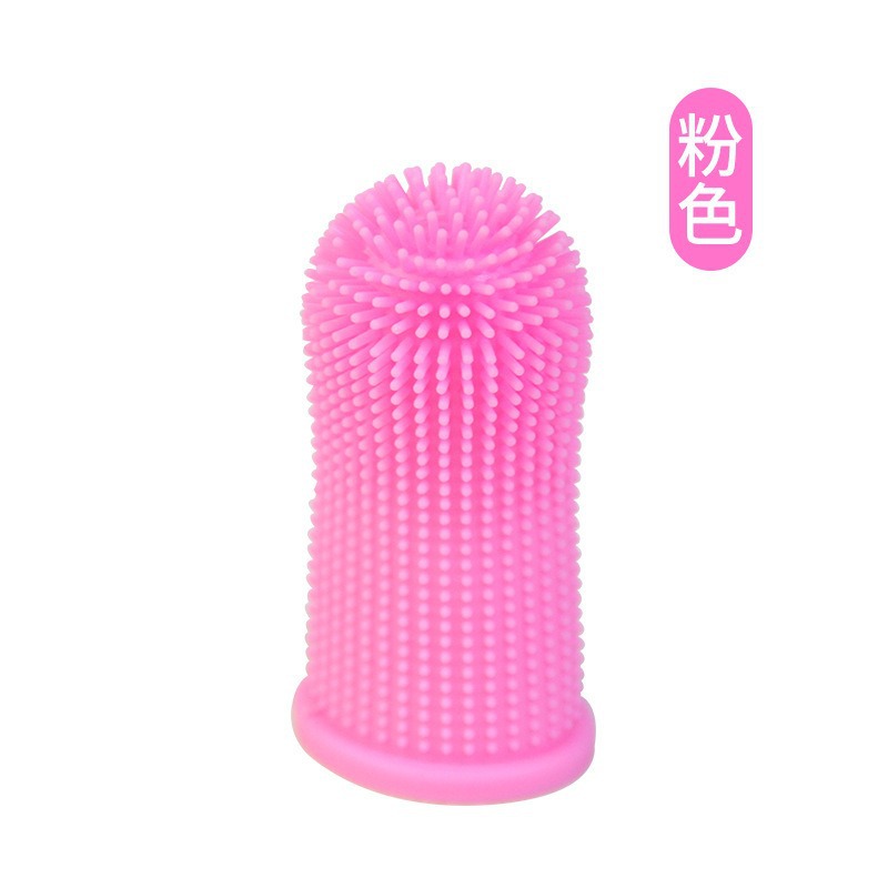 cepillo de dientes para mascotas para eliminar el mal aliento cepillo de dientes de silicona para gatos y perros cepillo de dientes de dedo para cuidado de dientes para mascotas cepillo de dientes desechable