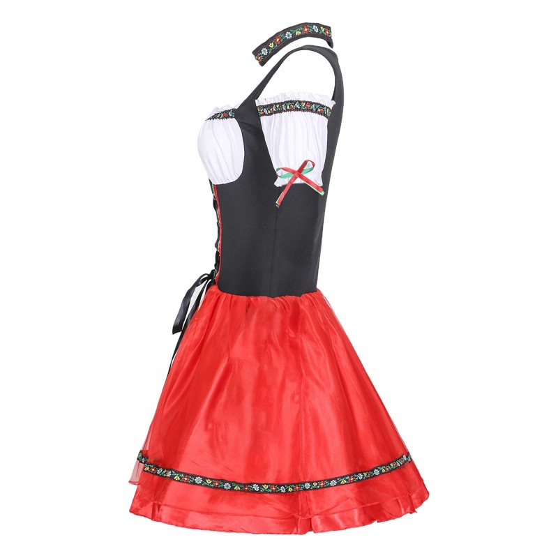 Ropa alemana para el Oktoberfest, talla S-XXL, disfraz sexy de camarera, disfraz de Halloween, traje de sirvienta para actuaciones en escenario