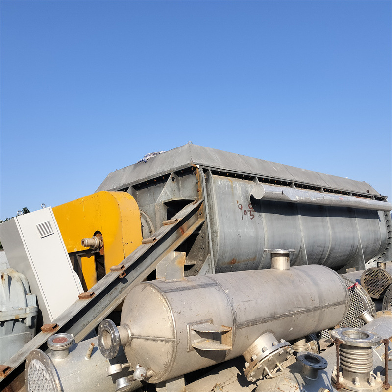 二手双轴桨叶干燥机 工业干燥设备 空心式真空干燥