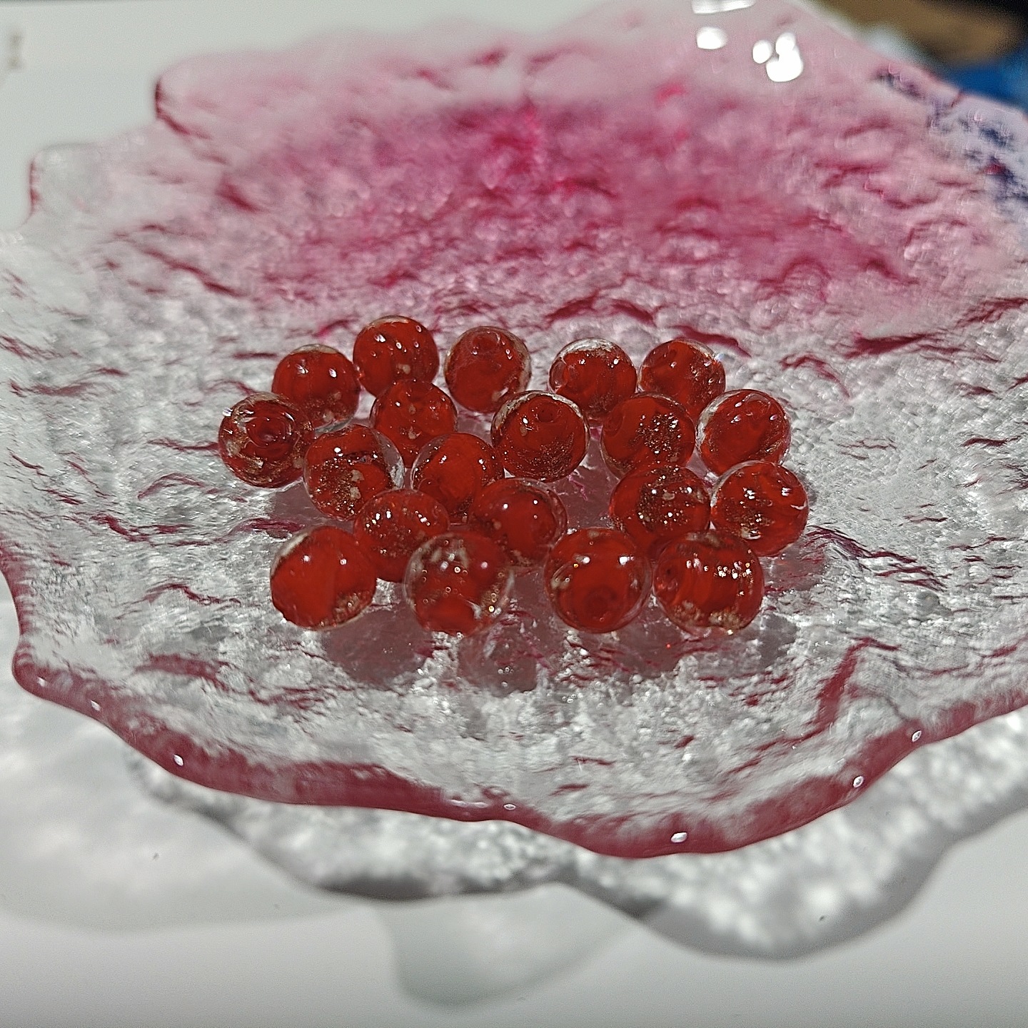 Cuentas de vidrio de arena de oro luminoso perlas sueltas cuentas redondas de cristal accesorios de la joyería de bricolaje pulsera material pulsera de cuentas