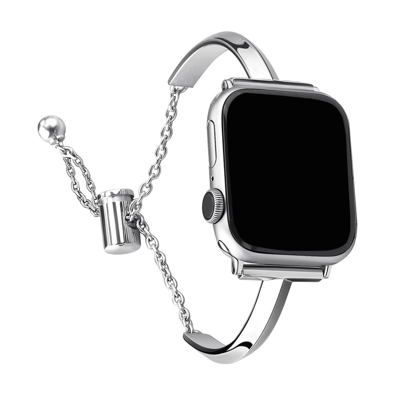 Suitable for Apple Watch Strap Applewatch Stainless Steel T-Shaped Thin Samsung Fashion Metal Bracelet S10 Watch Strap
