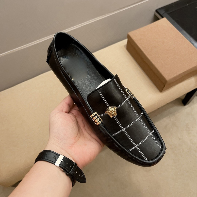 Nuevos zapatos de hombre de primavera y otoño, zapatos de cuero casuales europeos, zapatos de cuero para hombres, zapatos de cuero para hombres, zapatos de hombre transpirables.